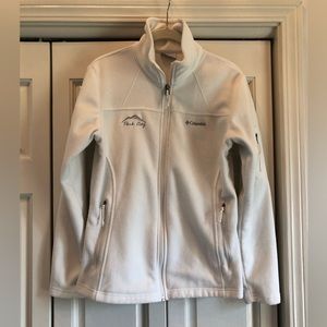 Columbia, Park City, fleece zip up jacket with zipper pockets, S